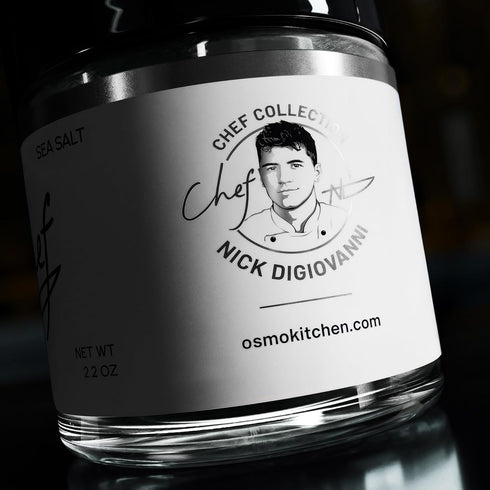 Hand-Packed (2.7oz Pack 1) Osmo Black Flakey Sea Salt By Chef Nick DiGiovanni, Premium Sea Salt with Activated
