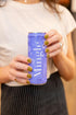 12 Pack, 12 oz Mingle Mocktails Blackberry Hibiscus Bellini Non Alcoholic Drinks, Alcohol Alternative Pre-Mixed Drinks