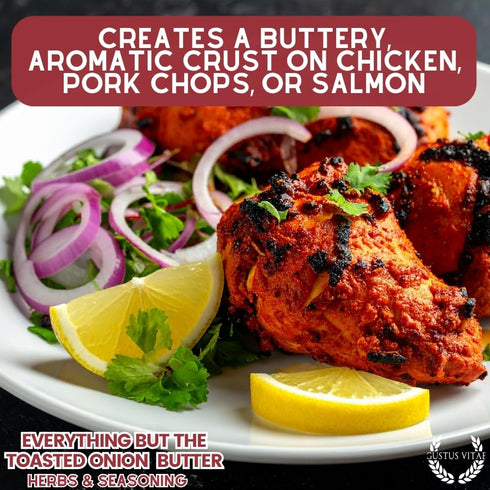 GLP-1 Everything But The Toasted Onion Butter Herbs & Seasoning | Artisanal Spice Butter Blend | All Natural, Non GMO |