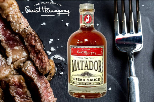 Flavors of Ernest Hemingway Sauces, Matador Steak Sauce, 12oz, 2 Pack, Gluten Free, No MSG, No HFCS