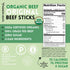 (12 Count) (12 Count) Mission Meats Grass Fed Beef Sticks, Jalapeno and Certified Organic Beef Sticks, Original Bundle