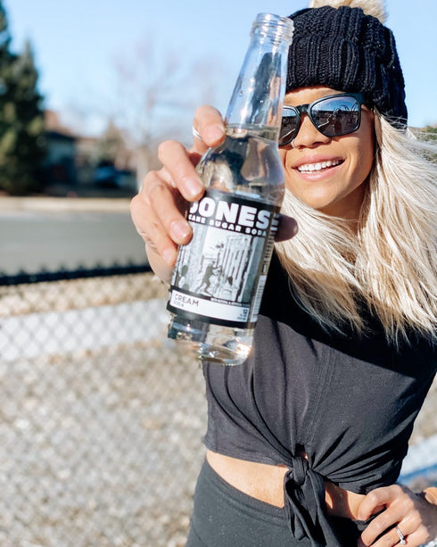 12 12oz Jones Soda Co. Cream Soda bottles