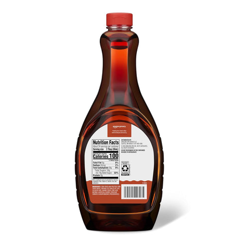 24 Oz Amazon Grocery, Butter Flavor Pancake Syrup, Fl