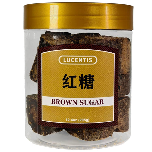 LUCENTIS Chinese Brown Sugar Cubes () (295g) Handmade Yunnan Dark Brown Sugar Natural