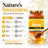 17.6 oz (500g) (100% Nature's Goodness Golden Wildflower Honey In Glass Jar - Natural, Gluten Free and Non-GMO)