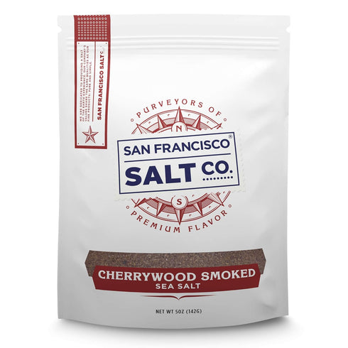 Cherrywood Smoked Sea Salt, 5 oz. Fine Grain by San Francisco Salt Company