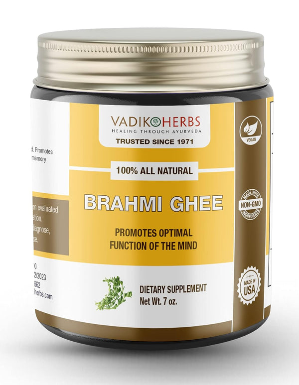 Brahmi Ghee (Herbal medicated ghee) by Vadik Herbs | Premium potency herb