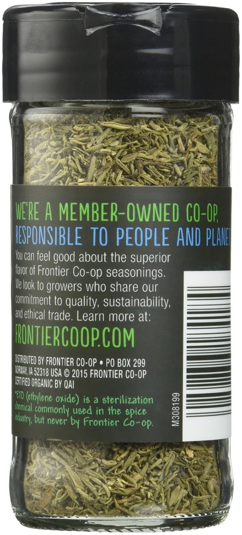 Frontier Organic Thyme Leaf Spice - Flakes - 0.8 Ounces