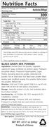 20g 12 Packs Damtuh Misugaru Powder Drink Mix Korean Black Grain Blend with Roasted Black Rice, Bean & Sesame