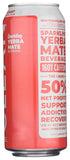16 Clean Cause Organic Sparkling Watermelon Mint Yerba Mate, FZ