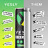 12 Oz (Pack 12) Yesly Energy - All Natural Clean Energy Drink - Zero Sugar Functional Energy Infused with Vitamins