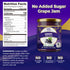 12 (Pack 1) ChocZero Keto Grape Jam, No Added Sugar Fruit Spread Preserves, Concord Jelly, Great Source of Fiber