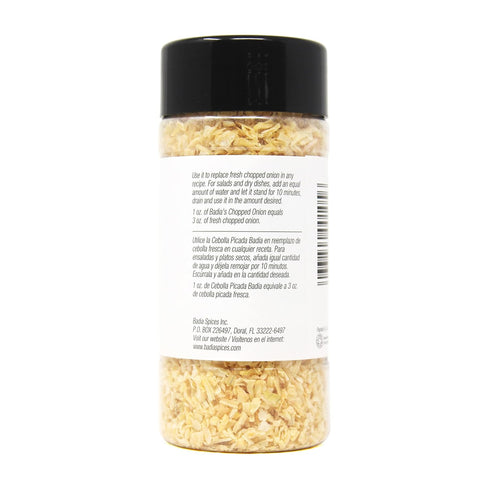 5.5 (Pack 12) Badia Onion Chopped, Ounce