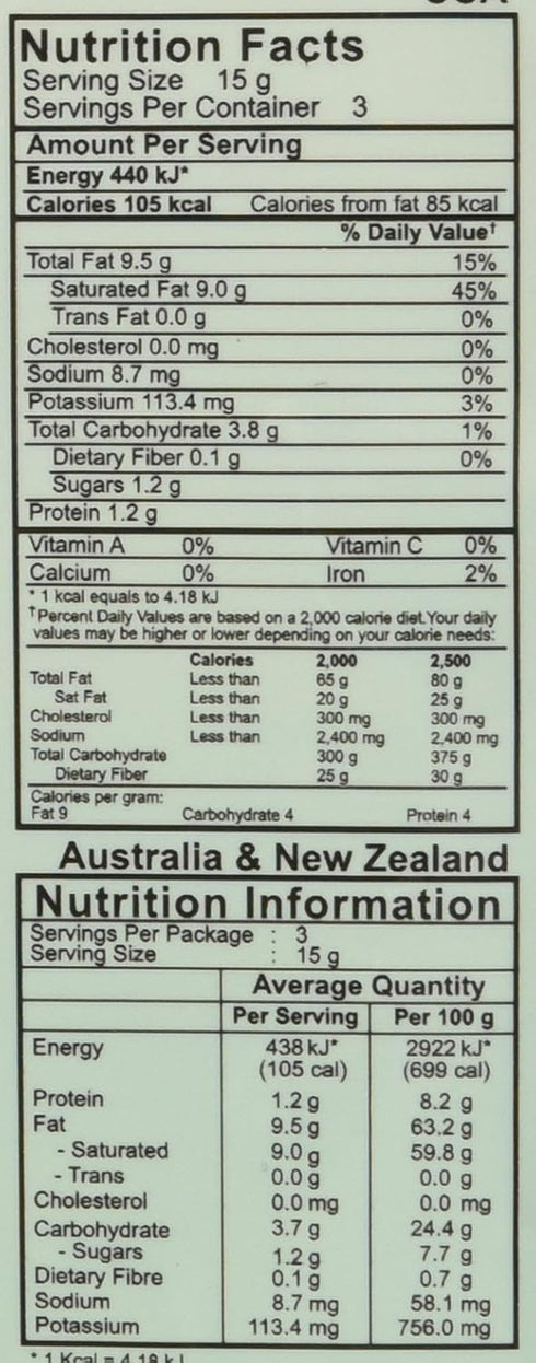 2 Packs of Kara Coconut Cream Powder, 1.76 Oz