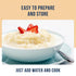 55 10 Creamy Wheat Cereal Can Emergency Food Supply, Servings, Year Shelf Life - Instant Breakfast Food and Healthy
