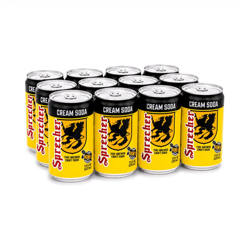 Sprecher 7.5 oz (10 Pack) Cream Soda fl Mini Cans
