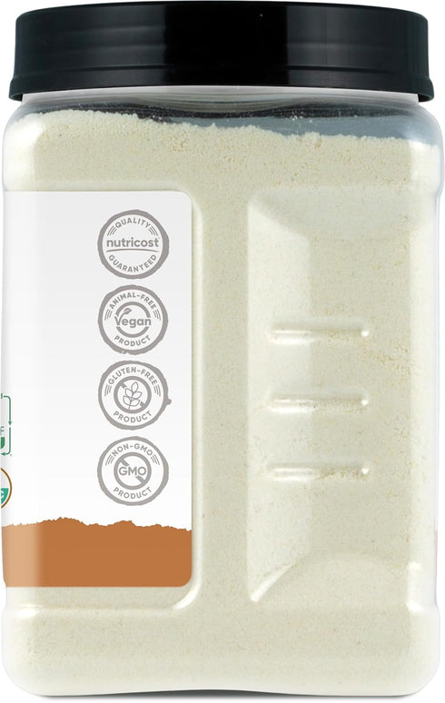 (2 LB) Nutricost Pantry Organic Coconut Flour - Gluten-Free, GMO-Free