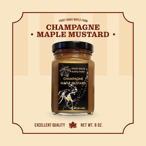 (8 Frost Ridge Maple Farm, Champagne Maple Mustard Ounce)