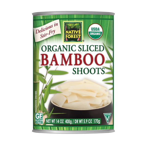 Native Forest Organic Sliced Bamboo Shoots - Bamboo Shoots Canned, Bamboo Shoots