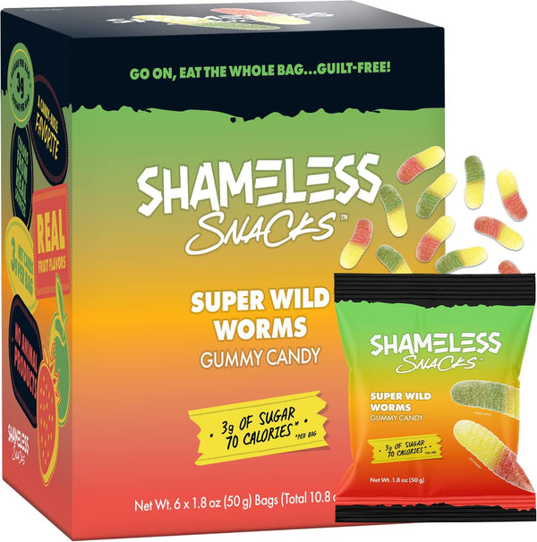 Shameless Snacks - Low Calorie Snacks, Low Carb Keto Gummies (Gluten Free