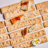 Pack 4, 6 Oz Rustic Bakery Handmade Sourdough Flatbread - Olive Oil & Sel Gris - Sea Salt Charcuterie Crackers