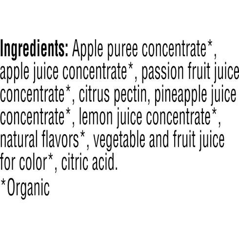 6.2oz (12 Count) Pure Organic, Layered Fruit Bars, Pineapple Passionfruit, Gluten Free and Vegan Fruit Snacks, Box