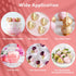 Set 4 Shimmer Cookie-(3g/Bottle) Luster Dust Edible - Colors Food Grade Nomeca Cake Dust Metallic Food Coloring Powder