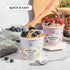 12 Pack Mylk Labs Banana Nut Protein Oatmeal Cups, Whole Grain, Low Sugar, High Fiber Breakfast with Low Sodium, Quick