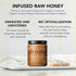 13.2 oz (375 Pack 2 Drizzle Cinnamon Spiced Raw Honey - All Natural Pure Raw Honey with Organic Cinnamon, Unfiltered