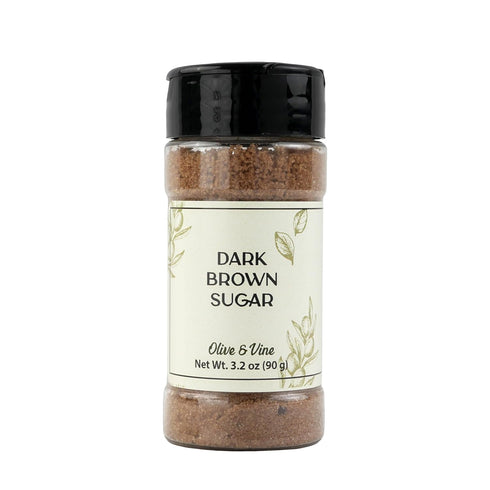 Olive & Vine Dark Brown Sugar, Rich Molasses Flavor, For Baking &