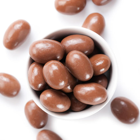 2.2 lb (35.2 oz), Yupik Milk Chocolate Covered Almonds, Kosher, Whole Nuts, Almonds Dipped in Fine Milk Chocolate