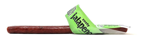1.0 Pack 24-110 8g Western's Smokehouse Jalapeno Jerky Meat Sticks - Ounce, of Calories, Protein, Gluten-Free