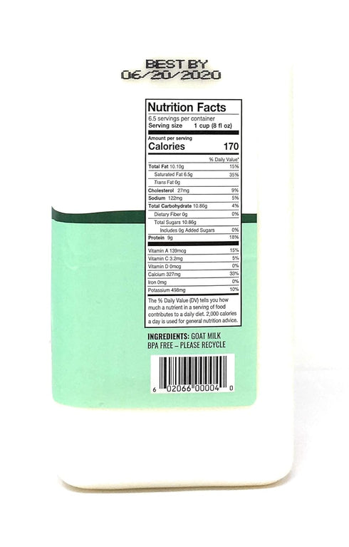 Summerhill Dairy 52 Goat Milk, FZ