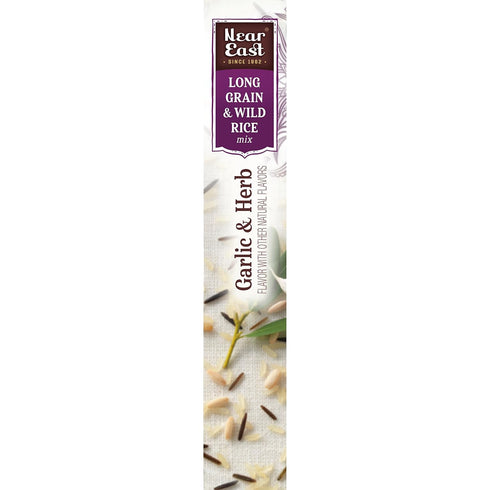 5.9oz (Pack 12 Near East Long Grain & Wild Rice Mix, Garlic & Herb of Boxes)