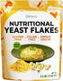 Set- 2x1.1 Lb Gya Tea Co Fortified Nutritional Yeast Flakes & Organic Strawberry Powder Vegan, Non-GMO, Gluten-Free, No