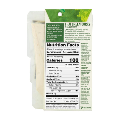 3 10 (6 Pack, Spice Tailor Simple Steps Restaurant Quality Meals in Minutes Kits Ready in Minutes Thai Green Curry)