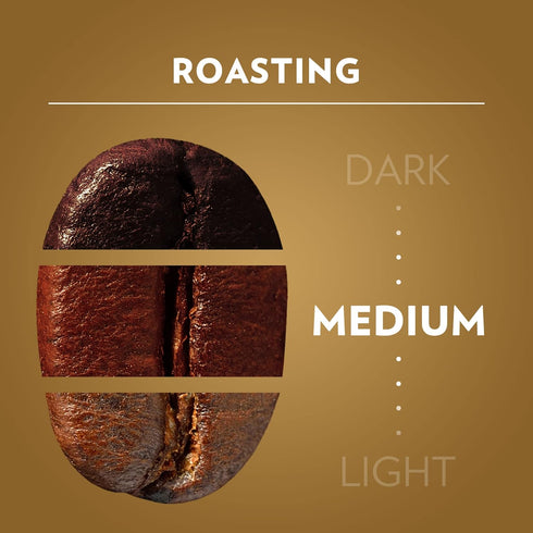 2.2 (Pack 1) ,100% Lavazza Qualit Oro Whole Bean Blend, Medium Roast, Pound of Arabica, Central America & African