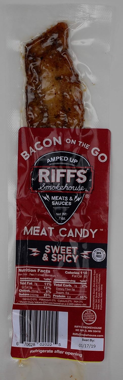 Bacon On The Go by Riffs Smokehouse - SWEET & SPICY -