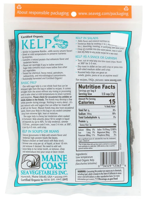 (Pack 3) Organic Kelp Kombu Sea Veggie