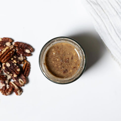 35 Oz (1kg) 100% Nutural World - Crunchy Pecan Nut Butter Great Taste Award winner - Pure single ingredient