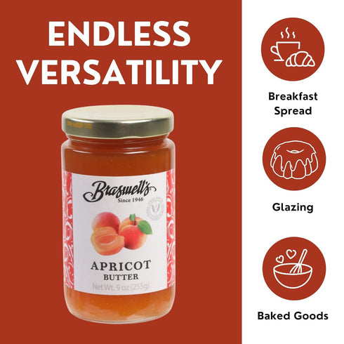 Braswell's Rich Apricot Butter - Small Batch Delight