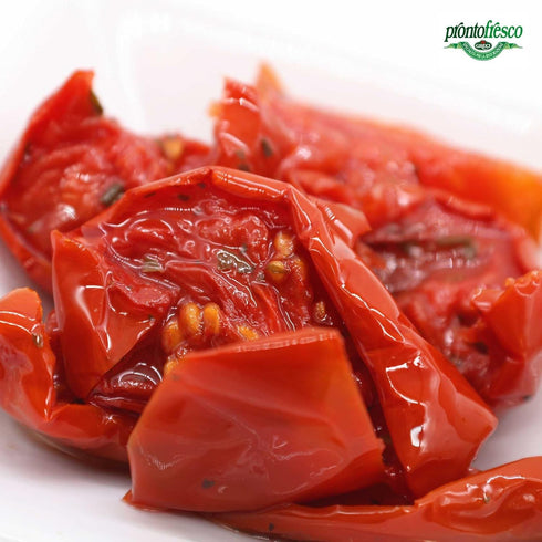27.5 oz (780 G Greci Semi-Dried Tomatoes in Oil Authentic Italian Soft Sun-Dried, Oven-Roasted and Preserved
