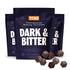 TCHO Dark & Bitter 100% Unsweetened Dark Chocolate Baking Couverture (3 Bag)