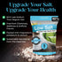 100% 60% 5 Lb Aromasong Low Sodium Sea Salt - Natural - Less Sodium - Bulk Bag - Fine Grain Dead Sea Potassium Chloride