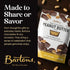 4.5oz) Bartons Chocolate Confectionery Specialties, Kosher, Made in USA (Dark Chocolate Pistachio Toffee