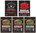 15-Piece (15 packs) Buffalo Bills Beef Jerky & Beef Stick Sampler Black Velour Wine Gift Bag mixed