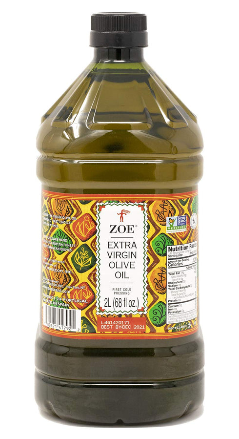 ZOE Extra Virgin Olive Oil 2L (68 fl oz) | Freshly Harvested,