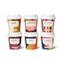 Set Packaging, Set 6 Bombombs Hot Chocolate Mix Gift in Mini Cup Flavors Include Double Chocolate, French Vanilla