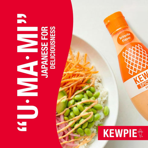 12 oz KEWPIE Spicy Mayonnaise (Product of Japan), Rich & Creamy Umami Flavor, Best Mayo for Sandwiches, Salads, Sushi