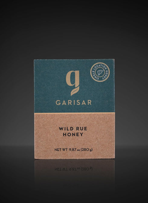 400 9.87 Oz (280 (Pack 1) Garisar Premium Single Location Wild Rue Honey | Pure Natural Honey Rich in Proline (over